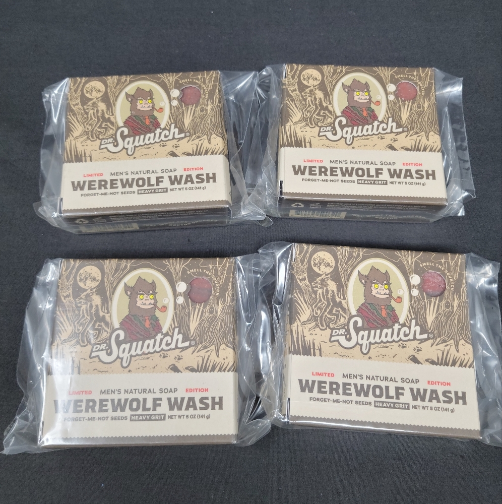 Dr. Squatch "Werewolf Wash" Limited Edition (4-pack)